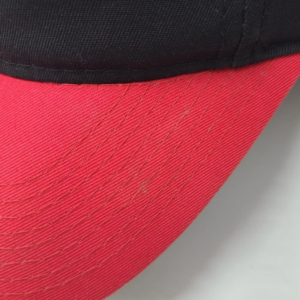 Vintage Chicago Bulls Hat Snapback‎ The G Cap Black Red NBA Basketball 90s Men